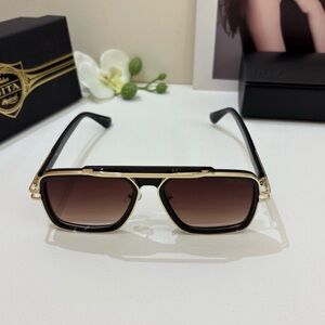 📸 DITA Square Aviator Sunglasses Celebrity Style Timeless Eyewear 👑 ✨